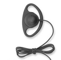 EHSR SOFT RUBBER "D" SHAPE LISTEN ONLY EARPIECE