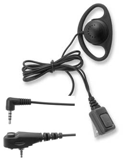 Motorola MTH Plug  D Shape Earpiece/Earphone and Microphone  MTH650/800/MTP850