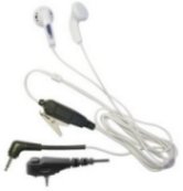 Motorola MP3 Style Earbud  Earpiece & MICROPHONE Motorola 2 Pin  Fitting